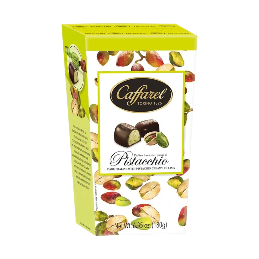 Wholesale Caffarel Case Dark Pistachio Cornet Candy- Bulk