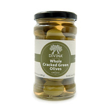 Wholesale Divina Green Cracked Olives- Bulk