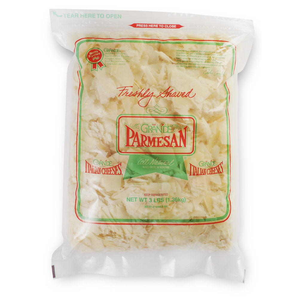 Wholesale Grande Case Shaved Parmesan Cheese- Bulk