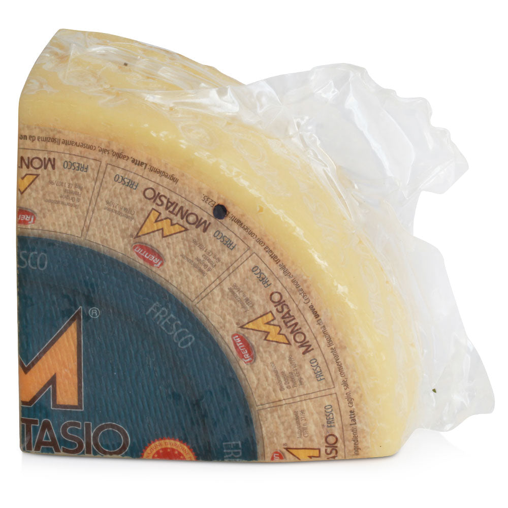 Wholesale Italian Each Montasio Fresco Cheese Quarters- Bulk