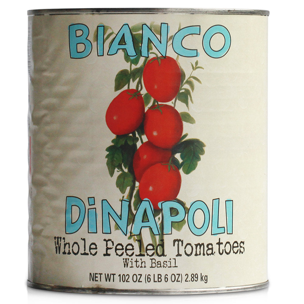 Wholesale Bianco Dinapol Case Whole Peeled Tomato With Basil- Bulk