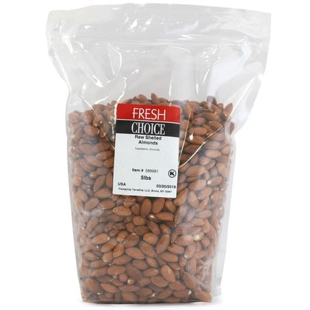 Wholesale Fresh Choice Case Whole Raw Almonds With Skin On- Bulk