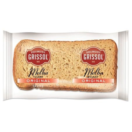 Wholesale Grissol Case Plain Melba Toast- Bulk