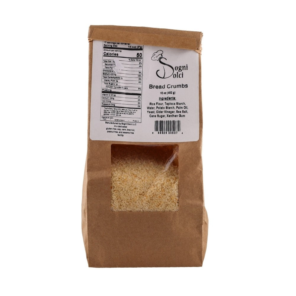 Wholesale Sogni Dolci Case Gluten Free Vegan Breadcrumbs Unseasoned- Bulk