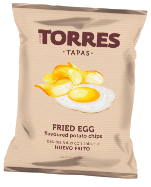 Wholesale Torres Fried Egg Chips 125G- Bulk
