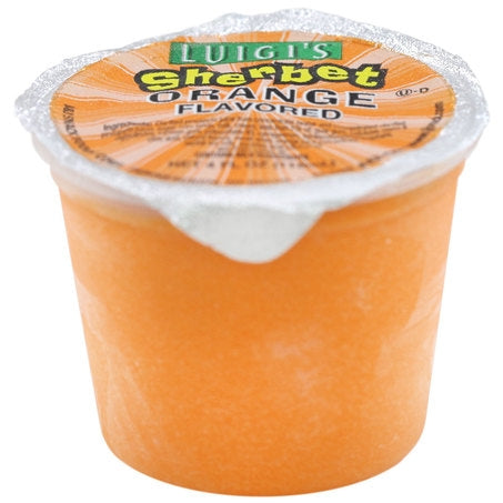 Wholesale Luigi'S Case Orange Sherbet Cup- Bulk