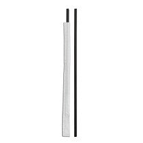 Wholesale STIRRER, PLASTIC SIP STRAW 8" BLACK WRAPPED EBONY- Bulk