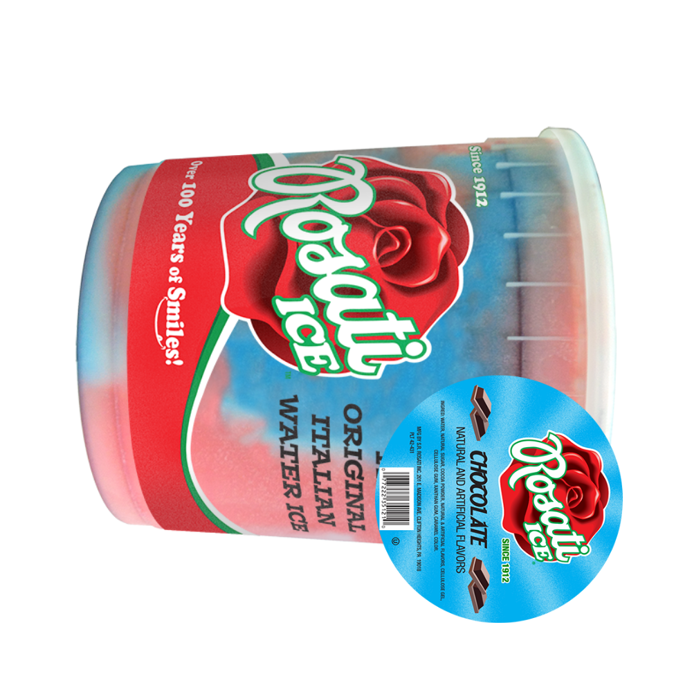 Wholesale Rosati Chocolate Italian Ice | 2.5 gal- Bulk
