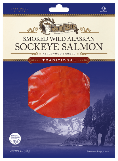 Wholesale Echo Falls Presliced Sockeye- Bulk