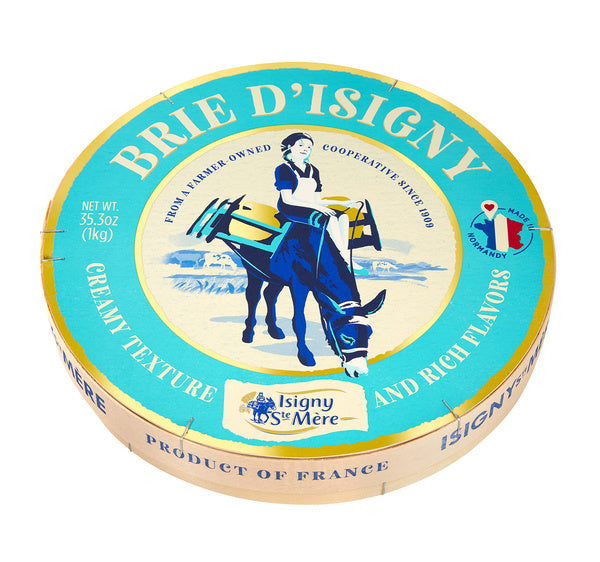 Wholesale Isigny Brie Wooden Box (Boat) 1K- Bulk