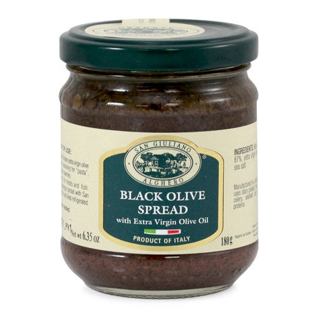Wholesale San Giuliano Case Black Olive Tapenade Spread- Bulk