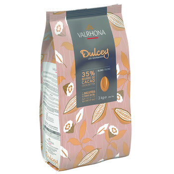 Wholesale Valrhona 35% Dulcey Blond Chocolate 3kg- Bulk