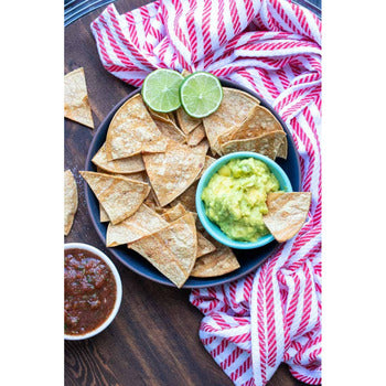 Wholesale Mayab Hand Cut 6 White Tortilla Chip Ready to Fry 20lb- Bulk