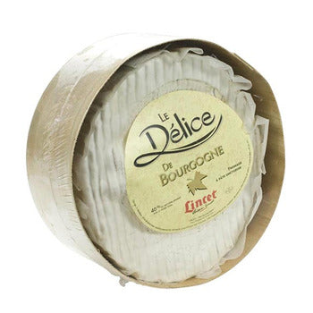 Wholesale Lincet Delice De Bourgogne Triple Creme Cheese 4lb- Bulk