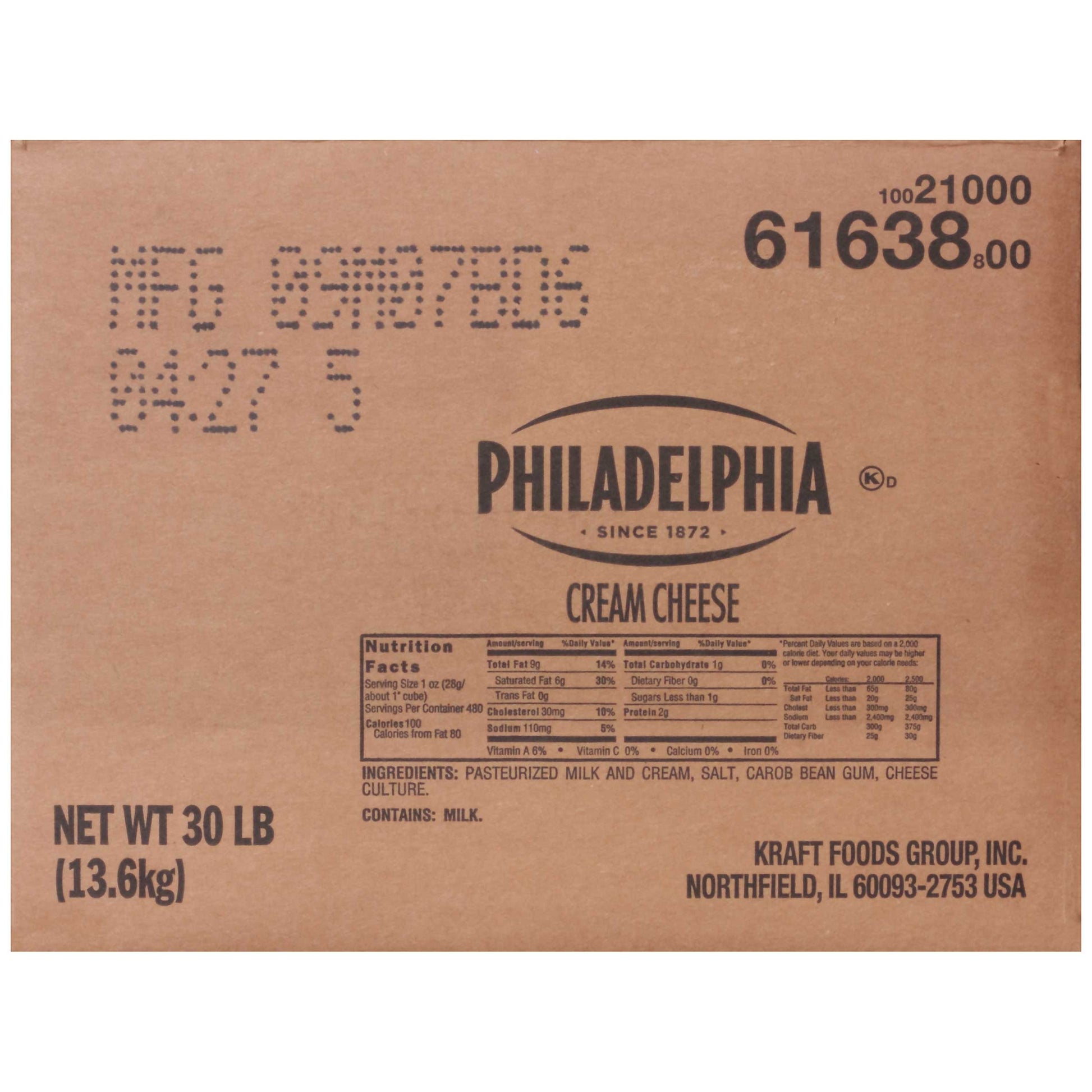 Wholesale Philadelphia Case * Cream Cheese Bulk- Bulk