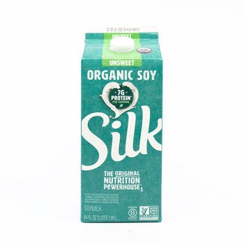 Wholesale Silk Organic Soy Unsweetened Milk Half Gallon 64oz- Bulk