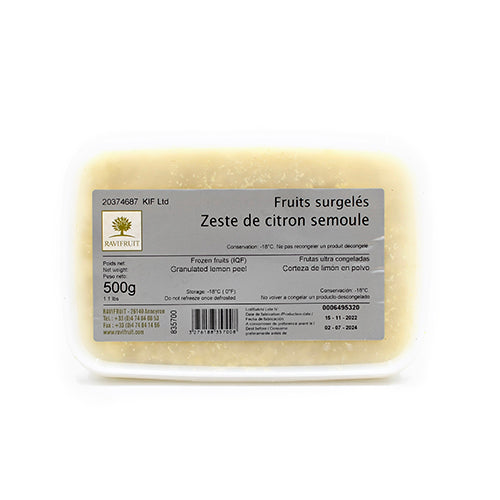 Wholesale Ravifruit Lemon Zest 17.6oz- Bulk