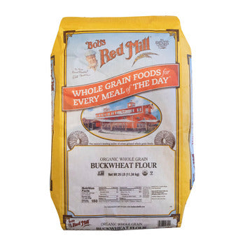 Wholesale Bob's Red Mill Bobs Red Mill Organic Buckwheat Flour 25lb- Bulk