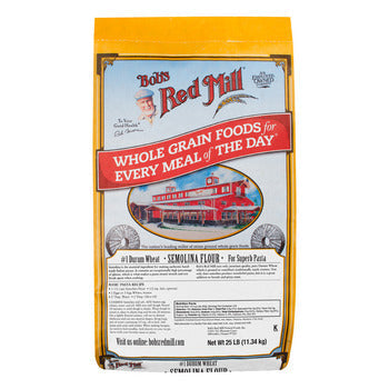 Wholesale Bob's Red Mill Semolina Flour 25lb- Bulk