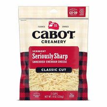 Wholesale Cabot Seriously Sharp Cheddar Shredded 8 Oz- Bulk