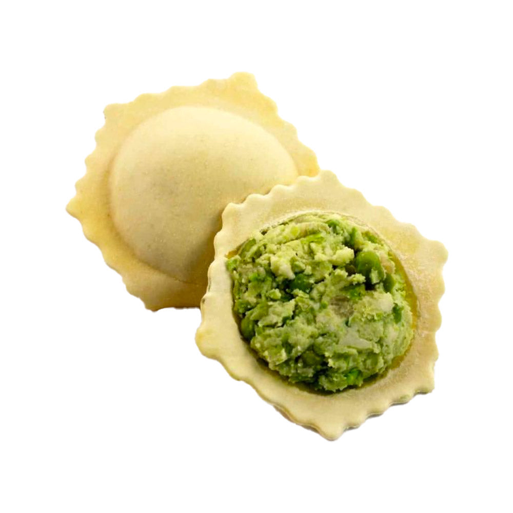 Wholesale Lilly's Fresh Pasta Sweet English Pea and Onion Ravioli, Frozen 3lb- Bulk