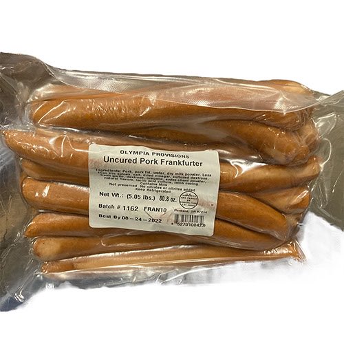 Wholesale Olympia Provisions Olympia Provisions Frankfurters 5lb- Bulk