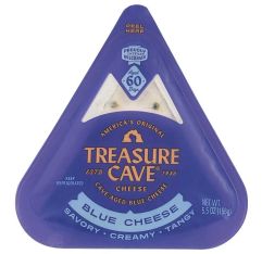 Wholesale Treasure Cave Blue Cheese Wedge 5.5 Oz- Bulk