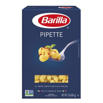 Wholesale Barilla Dried Pipette Pasta 16oz- Bulk