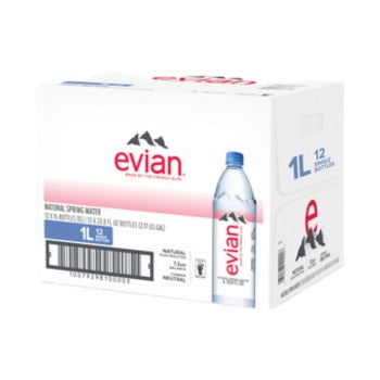 Wholesale Evian Evian Water Still Plastic 1 Ltr- Bulk