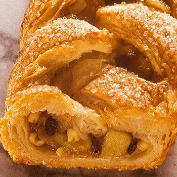 Wholesale French Gourmet Apple Raisin Walnut Strudel 1.5lb- Bulk