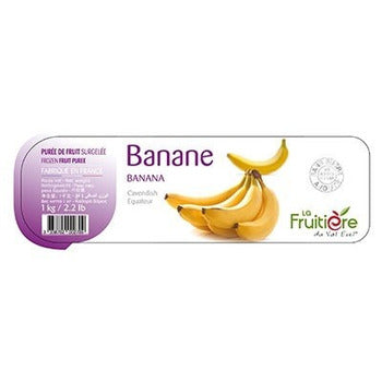 Wholesale La Fruitiere Banana Puree 1kg- Bulk
