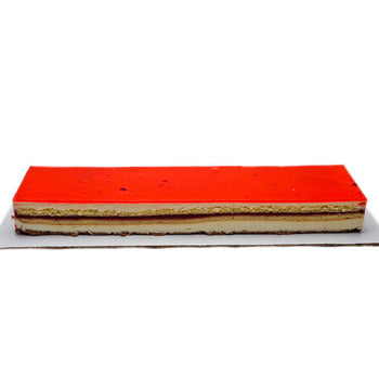 Wholesale Symphony Pastries Edelweiss Dacquoise Cake 16" X 4" Strip- Bulk