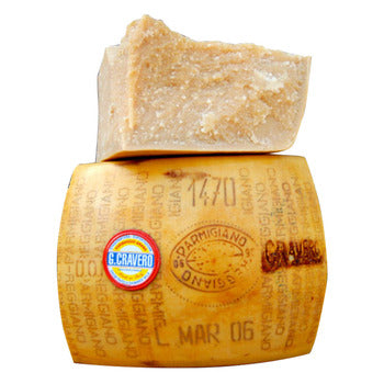Wholesale Cravero 21 Month Aged Parmesan Reggiano Cheese 10lb- Bulk
