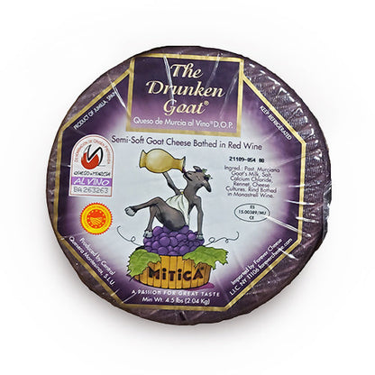 Wholesale Mitica Drunken Goat Cheese 6lb- Bulk