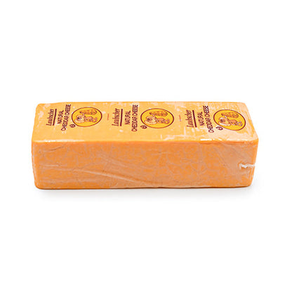 Wholesale Laubscher Colored Mild Cheddar Cheese 10lb- Bulk
