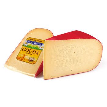 Wholesale Dutch Mill Dance Red Wax Gouda Cheese 10lb- Bulk