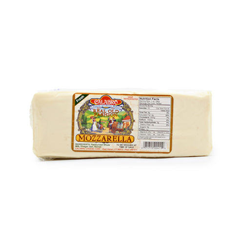 Wholesale Calabro Old Fashioned Mozzarella Cheese Loaf 5lb- Bulk