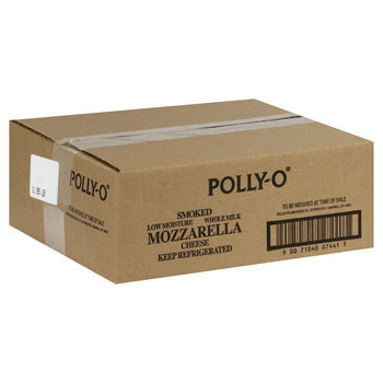 Wholesale Polly-O Smoked Mozzarella Cheese 6lb- Bulk