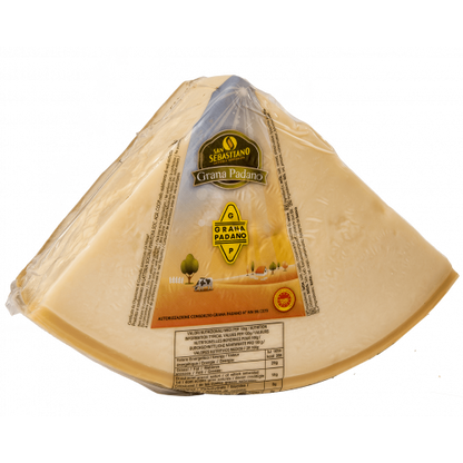 Wholesale Italian 16-18 Month Grana Padano Cheese 1/4 Wheel 20lb- Bulk