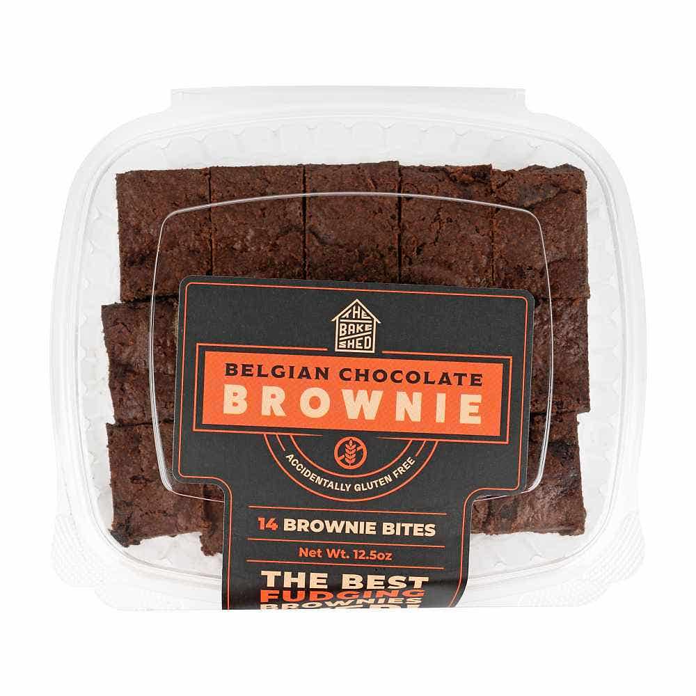 Wholesale The Bake Shed Belgian Chocolate Brownie Bites Gluten Free 12.5 Oz- Bulk