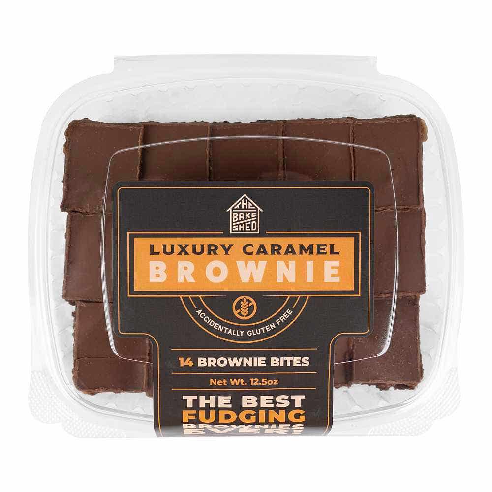 Wholesale The Bake Shed Luxury Caramel Brownie Bites Gluten Free 12.5 Oz- Bulk