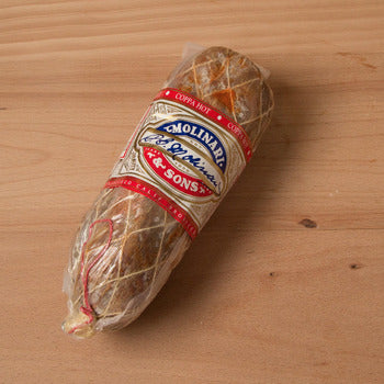 Wholesale P.G. Molinari Hot Coppa 2lb- Bulk
