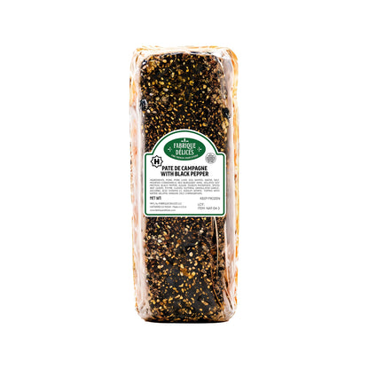 Wholesale Fabrique Delices Pate De Campagne with Black Peppercorns 3.5lb- Bulk