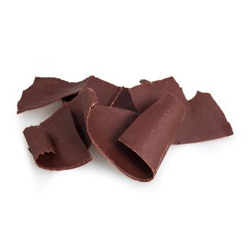 Wholesale Muttenberg Dark Chocolate Curled Shavings 5lb- Bulk