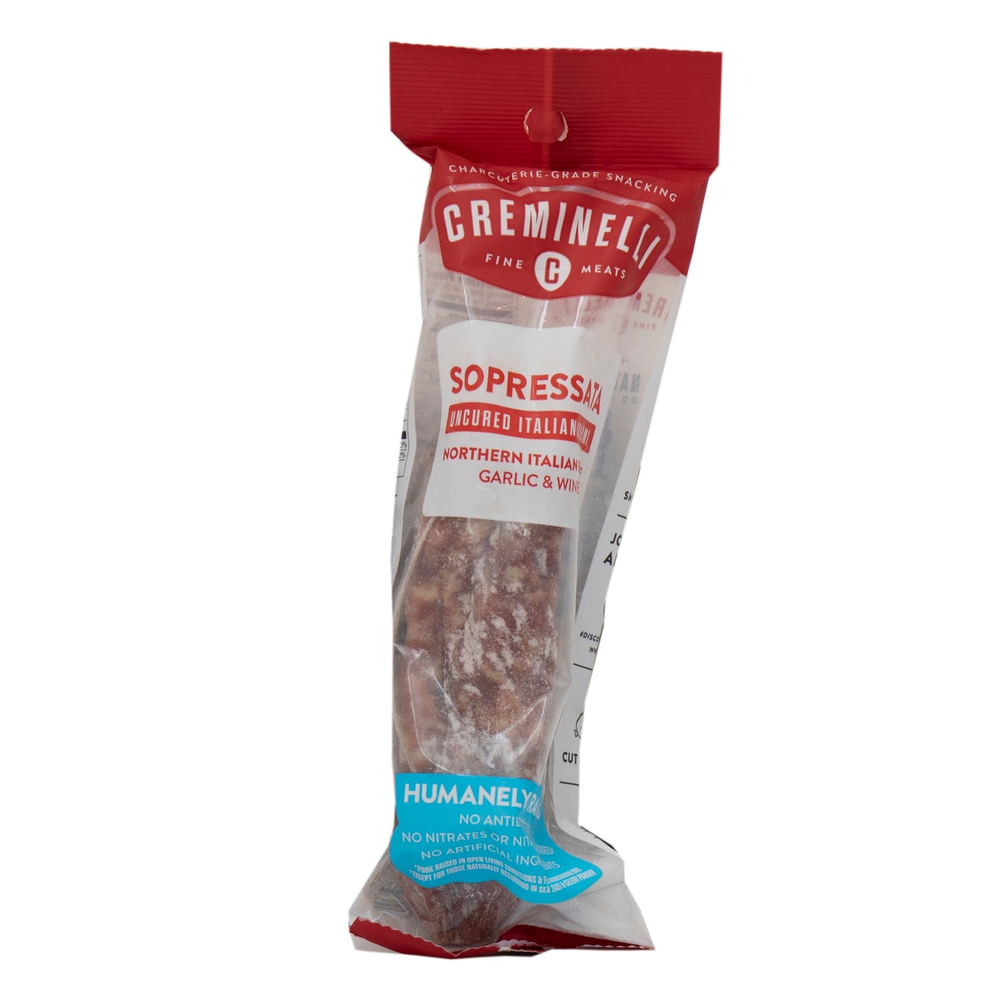 Wholesale Creminelli Fine Meat Soppressata Salami 5.5oz- Bulk