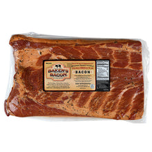 Wholesale Baker's Bacon Dry Cured Double-Smoked Bacon Slab 7lb- Bulk