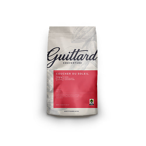 Wholesale Guittard Chocolate Coucher Du Soleil 72% Bittersweet Chocolate 3kg- Bulk