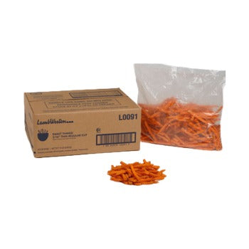 Wholesale Lamb Weston Sweet Potato French Fries 5/16" 3lb- Bulk