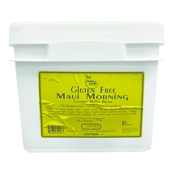 Wholesale Maui Foods Gluten Free Morning Muffin Batter 18lb- Bulk