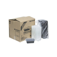 Wholesale Pactiv 12 Oz Black Oblong Container- Bulk